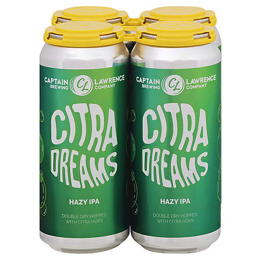 Captain Lawrence Citra Dreams Hazy IPA 16oz 4-Pack